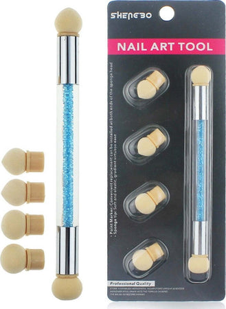 SET KIT PENNELLI SFUMATURE PUNTE GOMMA SILICONE INTERCAMBIABILI NAIL ART UNGHIE Bellezza/Manicure e pedicure/Decorazioni per unghie/Strumenti/Pennelli per unghie Trade Shop italia - Napoli, Commerciovirtuoso.it