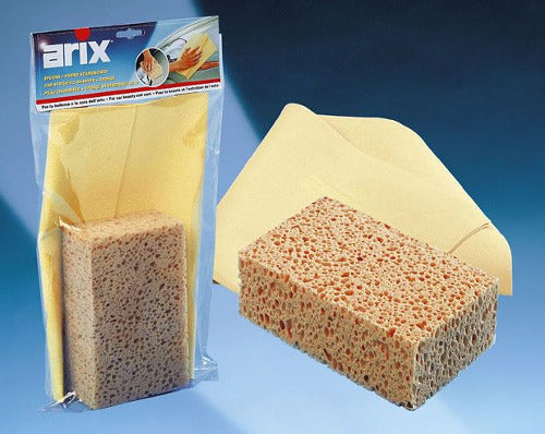 Set lavaggio auto Arix 001129504 Spugna e Pelle Asciugatura Auto e Moto/Cura auto e moto/Spugne panni e spazzole/Spugne Scontolo.net - Potenza, Commerciovirtuoso.it