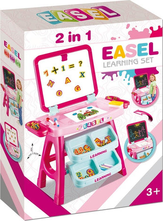 SET LAVAGNA CON PIANO DISEGNO E CAVALLETTO FUXIA CON ACCESSORI NUMERI E LETTERE Giochi e giocattoli/Attività creative/Lavagne/Lavagnette Trade Shop italia - Napoli, Commerciovirtuoso.it