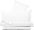 Set Lenzuola Completo Lenzuola 100% Cotone Tinta Unita Made in Italy Bianco Diverse Misure per Letto Matrimoniale, Singolo, Una Piazza E Mezza Casa e cucina/Tessili per la casa/Biancheria da letto/Lenzuola e federe/Set di lenzuola e federe Smartdecohome - Sesto San Giovanni, Commerciovirtuoso.it