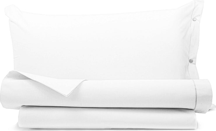 Set Lenzuola Completo Lenzuola 100% Cotone Tinta Unita Made in Italy Bianco Diverse Misure per Letto Matrimoniale, Singolo, Una Piazza E Mezza Casa e cucina/Tessili per la casa/Biancheria da letto/Lenzuola e federe/Set di lenzuola e federe Smartdecohome - Sesto San Giovanni, Commerciovirtuoso.it