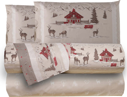 Set Lenzuola Completo Letto Lenzuola Federe Letto Stampa Fantasia 100% Cotone Made in Italy Country Beige Casa e cucina/Tessili per la casa/Biancheria da letto/Lenzuola e federe/Set di lenzuola e federe Smartdecohome - Sesto San Giovanni, Commerciovirtuoso.it