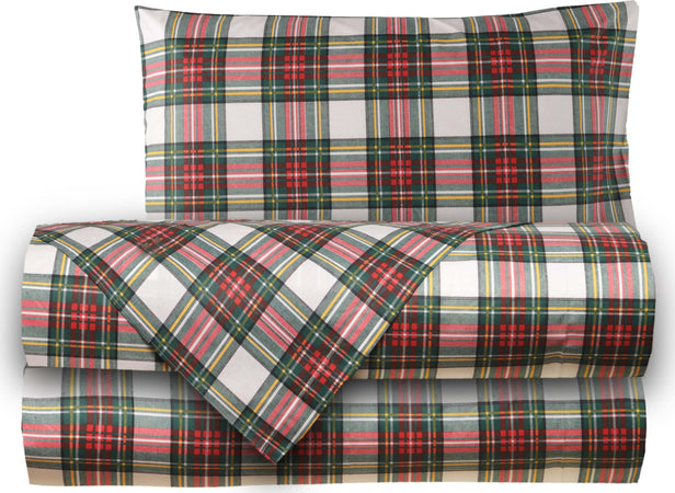Set Lenzuola Completo Letto Lenzuola Federe Letto Stampa Fantasia 100% Cotone Made in Italy Scozzese Bianco Diverse Misure per Letto Matrimoniale, Singolo, Una Piazza E Mezza Casa e cucina/Tessili per la casa/Biancheria da letto/Lenzuola e federe/Set di lenzuola e federe Smartdecohome - Sesto San Giovanni, Commerciovirtuoso.it