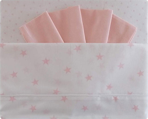 Set Lenzuola Culla e Carrozzina Fantasy Stelle -Rosa Casa e cucina/Tessili per la casa/Biancheria per culle e lettini/Biancheria bebè/Lenzuola da culla La Casa Del Bebè - Napoli, Commerciovirtuoso.it