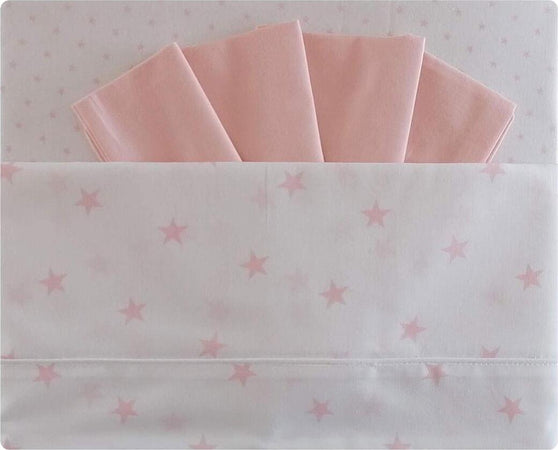 Set Lenzuola Culla e Carrozzina Fantasy Stelle -Rosa Casa e cucina/Tessili per la casa/Biancheria per culle e lettini/Biancheria bebè/Lenzuola da culla La Casa Del Bebè - Napoli, Commerciovirtuoso.it