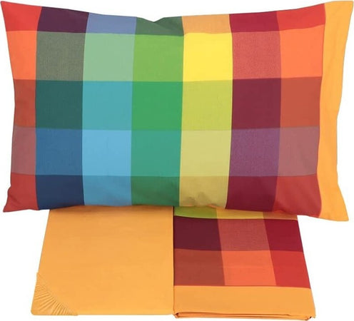 Set Lenzuola Giovanile Completo Lenzuola 1 Piazza E Mezza Wilson Multicolore Set Di Lenzuola E Federa in Cotone 100% Certificato Oeko Tex Casa e cucina/Tessili per la casa/Biancheria da letto/Lenzuola e federe/Set di lenzuola e federe La Bottega del Risparmio - Bari, Commerciovirtuoso.it