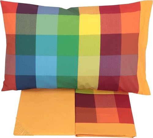 Set Lenzuola Giovanile Completo Lenzuola 1 Piazza E Mezza Wilson Multicolore Set Di Lenzuola E Federa in Cotone 100% Certificato Oeko Tex Casa e cucina/Tessili per la casa/Biancheria da letto/Lenzuola e federe/Set di lenzuola e federe La Bottega del Risparmio - Bari, Commerciovirtuoso.it
