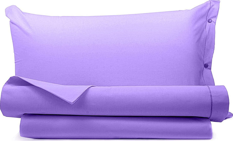 Set Lenzuola Lilla Completo Lenzuola 100% Cotone Tinta Unita Made in Italy Lilla Diverse Misure per Matrimoniale, Una Piazza E Mezza E Letto Singolo Casa e cucina/Tessili per la casa/Biancheria da letto/Lenzuola e federe/Set di lenzuola e federe Smartdecohome - Sesto San Giovanni, Commerciovirtuoso.it