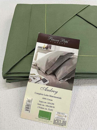 Set Lenzuola Matrimoniale Cavalieri in Cotone 100% Con Punto Catenella Audrey Diversi Colori Casa e cucina/Tessili per la casa/Biancheria da letto/Lenzuola e federe/Set di lenzuola e federe La Bottega del Risparmio - Bari, Commerciovirtuoso.it