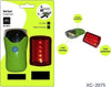 Set-Luci-Led-A-Batteria-Anteriore-Posteriore-Per-Bici-Attacco-Universale-Xc-2075