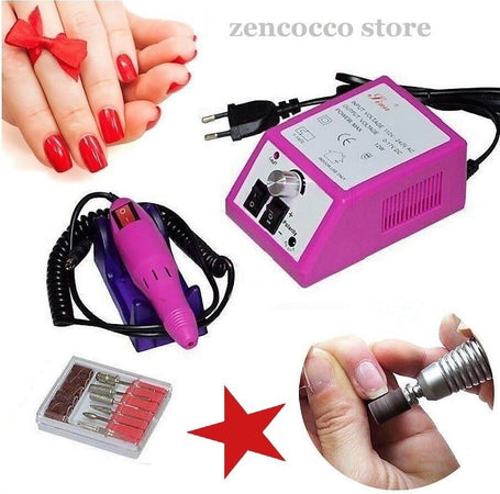 SET MANICURE FRESA PER UNGHIE PIEDI MANI NAIL ART ESTETICA UNGHIE MERCEDES Bellezza/Manicure e pedicure/Strumenti e accessori/Frese per unghie Zencoccostore - Formia, Commerciovirtuoso.it