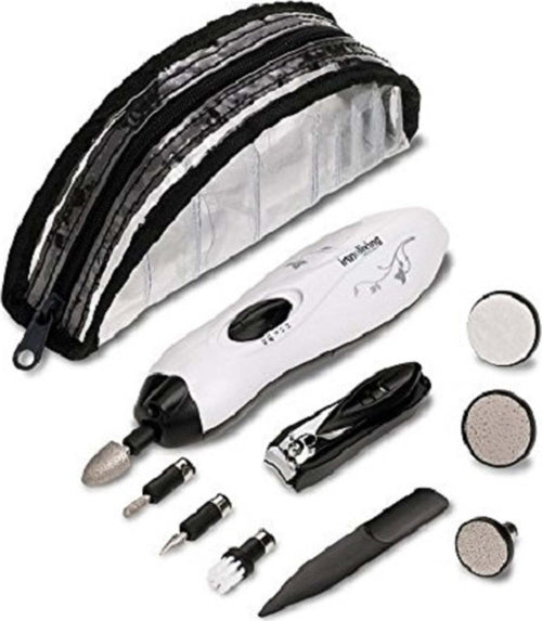 SET MANICURE PEDICURE FRESA LUCE LED PORTATILE CUSTODIA 7 TESTINE TAGLIAUNGHIE Bellezza/Manicure e pedicure/Strumenti e accessori/Frese per unghie Trade Shop italia - Napoli, Commerciovirtuoso.it