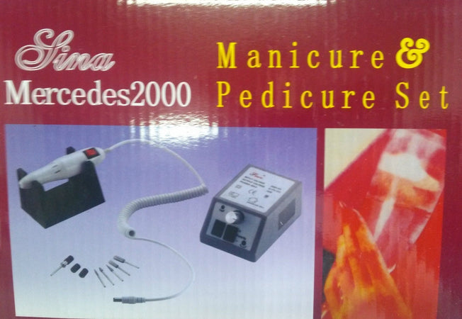 SET MANICURE PEDICURE SINA MERCEDES 2000 PER ESTETICA CURA DEL CORPO Bellezza/Manicure e pedicure/Strumenti e accessori/Frese per unghie Trade Shop italia - Napoli, Commerciovirtuoso.it