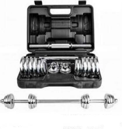 Set-Maniglie-Manubri-Dumbbell-Bilanciere-30kg-Regolabile-Body-Building-Palestra