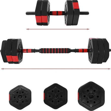 Set Manubri Bilanciere Con Biella Regolabili 30 Kg Allenamento Corpo Palestra Casa Sport e tempo libero/Fitness e palestra/Potenziamento muscolare/Pesi e accessori/Manubri Trade Shop italia - Napoli, Commerciovirtuoso.it