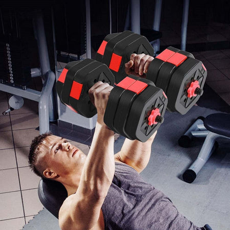 Set Manubri Bilanciere Con Biella Regolabili 30 Kg Allenamento Corpo Palestra Casa Sport e tempo libero/Fitness e palestra/Potenziamento muscolare/Pesi e accessori/Manubri Trade Shop italia - Napoli, Commerciovirtuoso.it