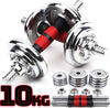 Set-Manubri-Componibili-Pesi-Regolabili-Palestra-Dumbbell-In-Acciaio-10kg-Totale