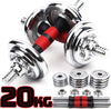 Set-Manubri-Componibili-Pesi-Regolabili-Palestra-Dumbbell-In-Acciaio-20-Kg-Tot