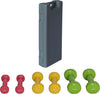 Set-Manubri-Palestra-con-Valigetta-2x0.5kg+2x1kg+2x1.5kg-Pesi-per-Sport-Fitness