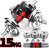 Set Manubri Pesi Regolabili Componibili Palestra Dumbbell In Acciaio 15 Kg Tot Sport e Tempo Libero > Attrezzi e Abbigliamento Sportivo > Pesi Palestra Trade Shop italia - Napoli, Commerciovirtuoso.it