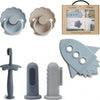 Set Massaggiagengive Mushie Celeste Prima infanzia/Succhietti e massaggiagengive/Massaggiagengive La Casa Del Bebè - Napoli, Commerciovirtuoso.it