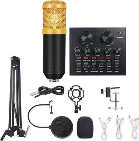 Set Microfono Con Mix Schede Audio Filtro Anti-pop Supporto Girevole Studio Mic8 Strumenti Musicali/Microfoni/Set di microfoni Trade Shop italia - Napoli, Commerciovirtuoso.it