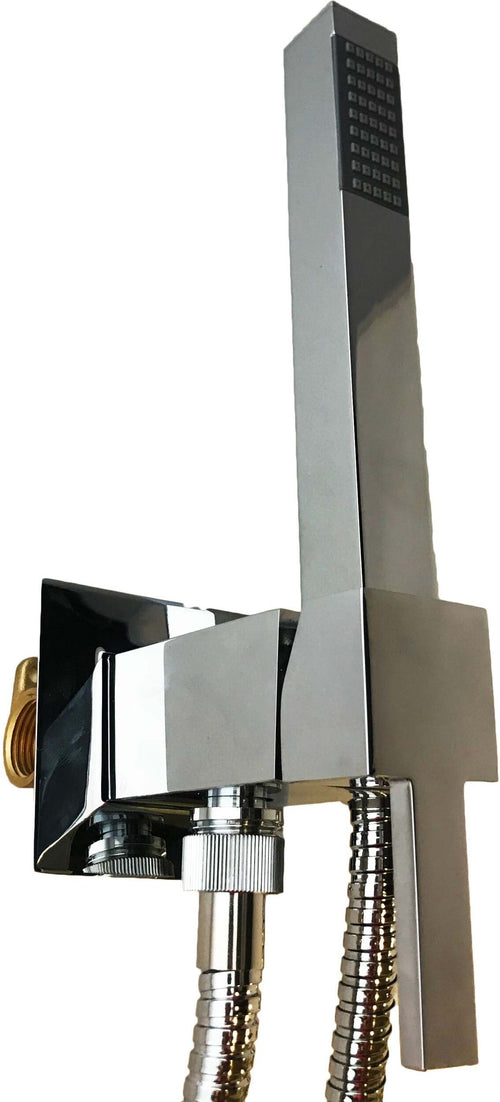 Set miscelatore doccia completo di supporto e doccetta, set completo