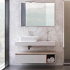 Set Mobile Bagno Sospeso Rovere Chiaro, Mensola E Lavabo Da Appoggio in Ceramica Bianca, E Specchio Set Completo Design Moderno Casa e cucina/Bagno/Mobili da bagno/Mobiletti e armadietti/Mobili a muro Shopbagno.it - Roma, Commerciovirtuoso.it