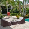 Set-Mobili-da-Balcone-in-PE-Rattan,-Tavolo-da-Giardino-con-Poltroncine-e-Cuscini,-Marrone-863-004