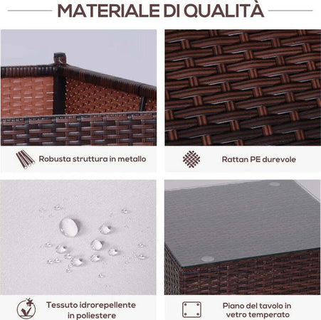 Set-Mobili-da-Balcone-in-PE-Rattan,-Tavolo-da-Giardino-con-Poltroncine-e-Cuscini,-Marrone-863-004