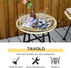 Set-Mobili-da-Giardino-3-Pezzi-con-Tavolino-e-Sedie-in-Rattan-PE,-Poilestere-e-Acciaio-per-Esterni,-Crema-863-087CW
