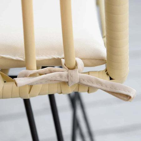 Set-Mobili-da-Giardino-3-Pezzi-con-Tavolino-e-Sedie-in-Rattan-PE,-Poilestere-e-Acciaio-per-Esterni,-Crema-863-087CW