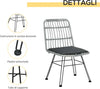 Set-Mobili-da-Giardino-3-Pezzi-con-Tavolino-e-Sedie-in-Rattan-PE,-Poilestere-e-Acciaio-per-Esterni,-Grigio-863-087GY