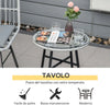 Set-Mobili-da-Giardino-3-Pezzi-con-Tavolino-e-Sedie-in-Rattan-PE,-Poilestere-e-Acciaio-per-Esterni,-Grigio-863-087GY