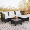 Set-Mobili-da-Giardino-5-Pezzi-Tavolino-con-Piano-in-Vetro-Temperato-Rattan-3-Poltrone-1-Poggiapiedi-1-in-Alluminio,-Rattan-860-060