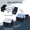 Set-Mobili-da-Giardino-5pz-Set-Tavolo-da-Pranzo-con-4-Sedie-con-Cuscini-Combinabili-a-Rettangolo,-Nero,-109x109x72-cm-863-008