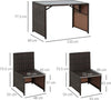 Set-Mobili-da-Giardino-in-Rattan-5pz-Tavolo-Pranzo-4-Sedie-con-Cuscini--861-012