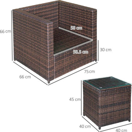 Set-Mobili-da-Giardino-Rattan-PE-da-3-Pezzi,-2-Poltrone-da-Esterno,-Tavolino-e-Cuscini,-Marrone-860-073BN