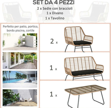 Set-Mobili-da-Giardino-Stile-Boho-in-Rattan-PE-con-2-Poltrone,-Divanetto-e-Tavolino-860-202