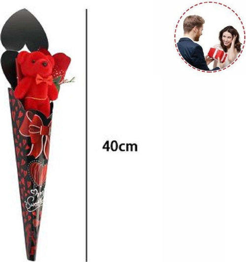 Set Orsetto In Peluche Rosso Con Fiore Love 40cm Idea Regalo San Valentino 63293 Giochi e giocattoli/Peluche/Animali di peluche Trade Shop italia - Napoli, Commerciovirtuoso.it
