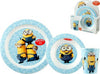 Set Pappa 3 Pz Cattivissimo Me Set Piatti Minions per Bambini Kit Pappa Completo 1piatto Piano +1 Piatto Fondo +1 Bicchiere Adatti Al Microonde Casa e cucina/Stoviglie/Servizi da tavola/Servizi da tavola per bambini Mondo Bimbo - Bagnara Calabra, Commerciovirtuoso.it