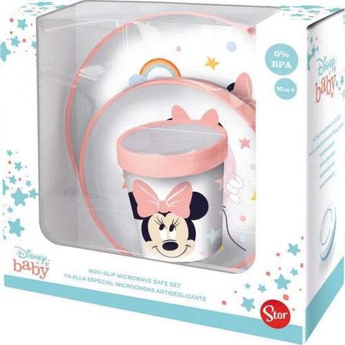 Set-Pappa-3-Pz-Disney-Baby-Bicolor-Premium-Antiscivolo