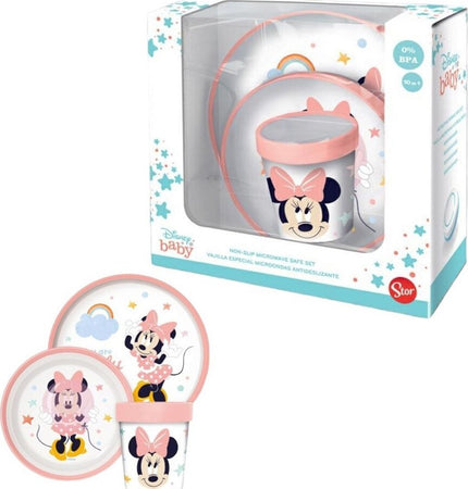 Set Pappa Minnie Mouse Bicchiere Piatti Antiscivolo Rosa Bambini Prima Pappa Prima infanzia/Allattamento e pappa/Stoviglie/Set di stoviglie Trade Shop italia - Napoli, Commerciovirtuoso.it