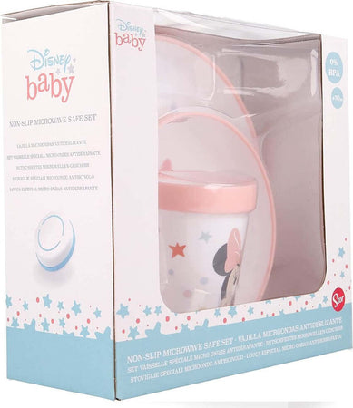 Set Pappa Minnie Mouse Bicchiere Piatti Antiscivolo Rosa Bambini Prima Pappa Prima infanzia/Allattamento e pappa/Stoviglie/Set di stoviglie Trade Shop italia - Napoli, Commerciovirtuoso.it