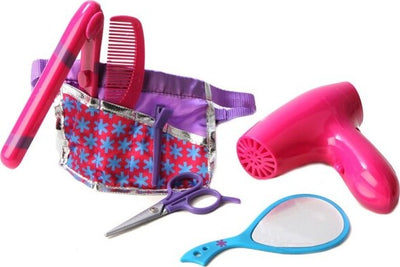 Set-Parrucchiera-Per-Bambini-Con-Phone-Piastra-Specchio-E-Accessori-Per-Capelli