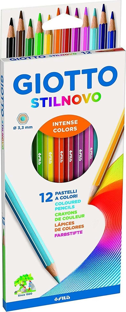 Set Pastelli Colorati 12 Pz. Matite In Legno Per Colorare Giotto Scuola Disegno Giocattoli e infanzia > Scuola > Cancelleria Trade Shop italia - Napoli, Commerciovirtuoso.it