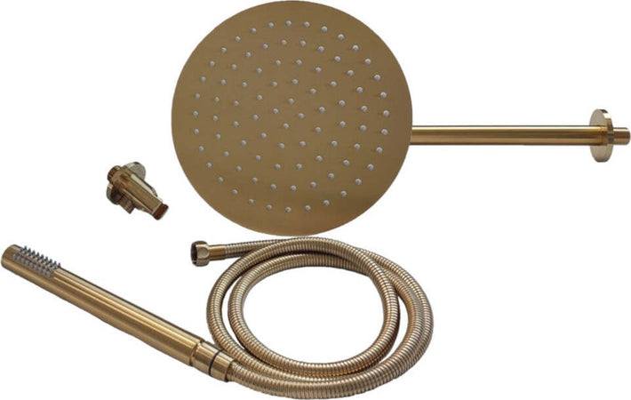 Set-Per-Doccia-Soffione-Tondo-In-Acciaio-Inox-250-Millimetri-Oro-Satinato