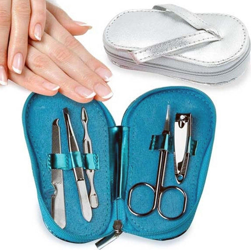 SET PER MANICURE E PEDICURE 5 PEZZI FLIP FLOP IN ASTUCCIO PVC BEACH SLIPPER Bellezza/Manicure e pedicure/Strumenti e accessori/Forbicine per unghie Trade Shop italia - Napoli, Commerciovirtuoso.it