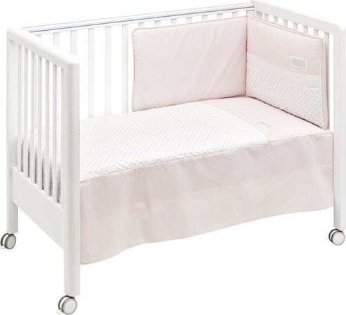 Set Piumone+Paracolpi 60X120 Cm Star Rosa Casa e cucina/Tessili per la casa/Biancheria per culle e lettini/Biancheria bimbi/Completi da lettino La Casa Del Bebè - Napoli, Commerciovirtuoso.it