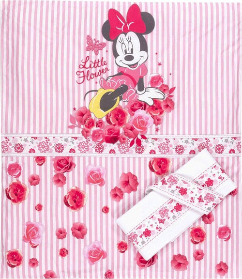 Set-piumotto-lenzuolino-culla-Disney-Minnie-Chic